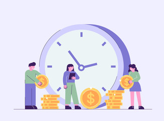 Characters doing time managements