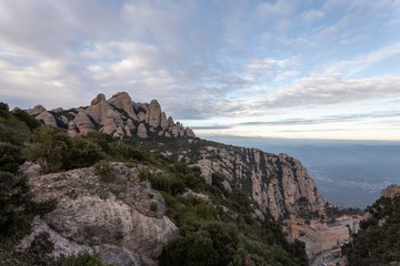 Fototapeta na wymiar Montserrat na Espanha