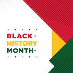 Black History Month Vector Design For Banner or Background