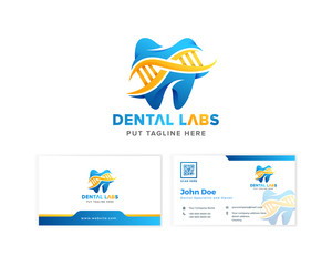 Dental care logo collection for company