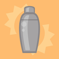 Cocktail shaker, flat style