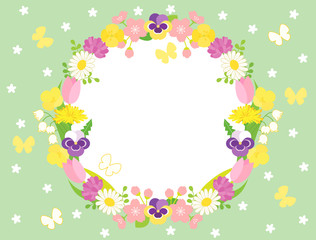 春素材4　リース　花