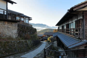 岐阜県　中山道  木曽路  馬籠宿