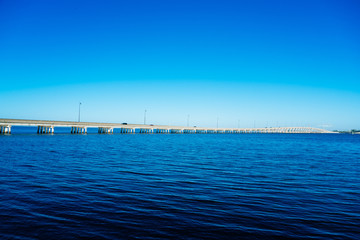 Obraz premium the peace river at Punta Gorda and Port Charlotte