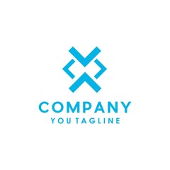 Obraz premium Technology Logo Simple Industrial Company