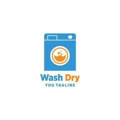 Wash Dry Logo Vector Business