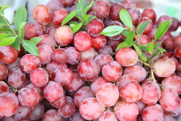  background of fresh red grape 