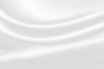 abstract background White cloth with soft waves. Texture and pattern. 