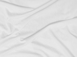 Obraz premium abstract background White cloth with soft waves. Texture and pattern. 