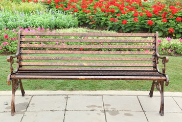 bench in park 