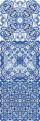 Fototapeta premium Ornamental azulejo portugal tiles decor.
