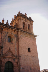 Fototapeta na wymiar Cusco Cathedral in the Plaza de Armas of Cusco Peru