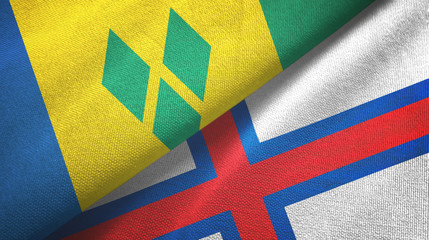 Saint Vincent and the Grenadines and Faroe Islands two flags