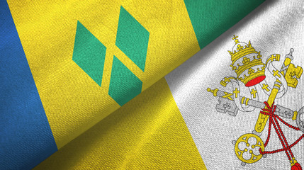 Saint Vincent and the Grenadines and Vatican two flags