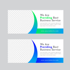 corporate business web banner template