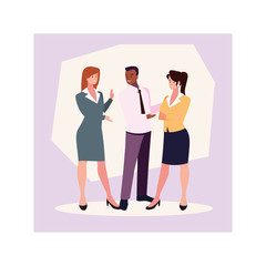 Fototapeta premium group of people business standing , business professional people
