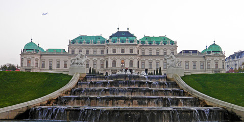The Upper Belveder palace (Oberes Belvedere, Wien) - Vienna, Austria