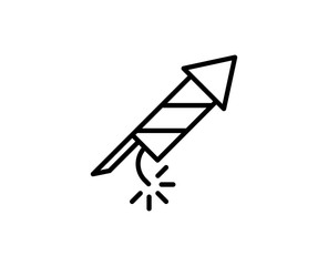 Flat line icon