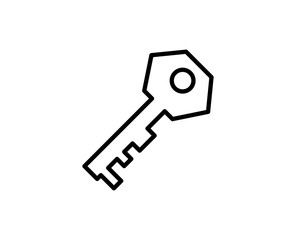 Key premium line icon