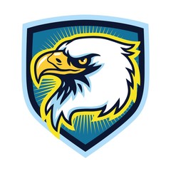 Eagle Logo Vector Design Template Mascot Icon Illustration