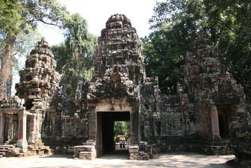 カンボジア世界遺産　アンコール遺跡群　タ・プローム　