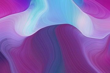 Fototapeta premium abstract simple with fluid lines design with antique fuchsia, light steel blue and medium purple colors. art for sale. good wallpaper or canvas design