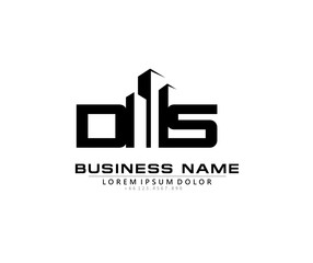 D S DS Initial building logo concept