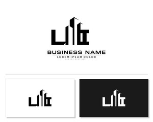 L I LI Initial building logo concept