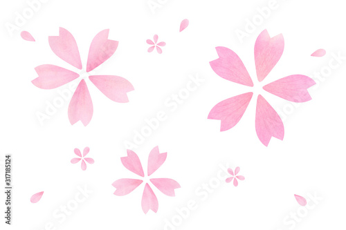 桜 花びら アブストラクト 春 白背景 Wall Mural Wallpaper Murals Naoki Kim 桜 花びら アブストラクト 春 白背景 Wall Mural Wallpaper Murals Naoki Kim