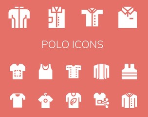 polo icon set