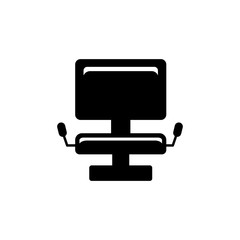 Barber chair icon. Universal icon for web and mobile application. Design template vector