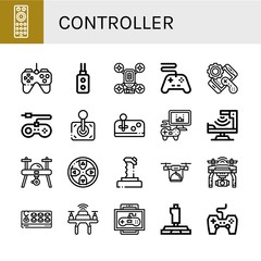 controller icon set