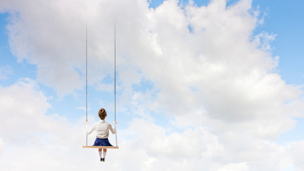 Just free and happy. Mixed media