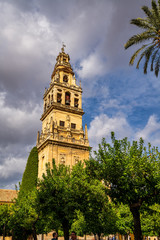 The Bell Tower, Torre Campanario at the Mosque-Cathedral of Cordoba, Spain