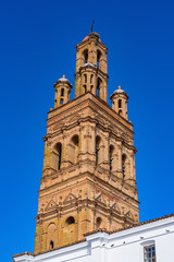 Fototapeta na wymiar Church of Our Lady of Granada, Llerena, Extremadura, Spain