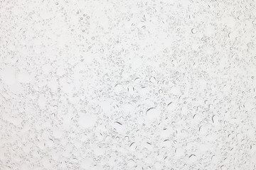 Rain droplets on glass background, Water drops on glass.