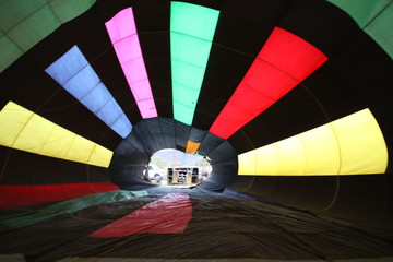 Fototapeta premium Teotihuacan's, hot air ballon adventure. AMAZING!!!..