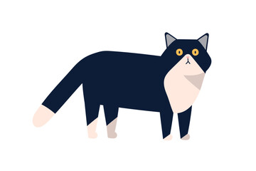 Adorable mammal domestic animal vector flat illustration © Good Studio