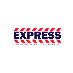 Fast Forward Express logo designs vector, Simple Express logo template