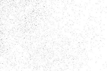 Black Grainy Texture Isolated On White Background. Dust Overlay. Dark Noise Granules. Digitally Generated Image. Vector Design Elements, Illustration, Eps 10.