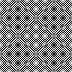 Abstract dot pattern background - black and white vector graphic design