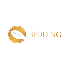 Vector logo of bed linen and bedding