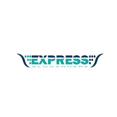 Fast Forward Express logo designs vector, Simple Express logo template