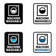Machine washable materials without damage - obrazy, fototapety, plakaty