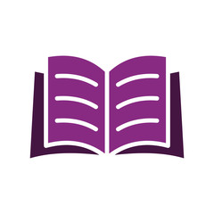 Open book icon vector design templates