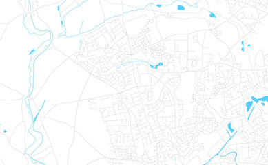 Kingswinford, England bright vector map