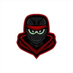 ninja e sports logo gaming mascot