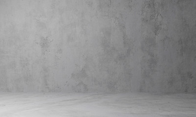 Concrete wall white grey color for background. Old grunge textures with scratches and cracks. White painted cement wall texture.