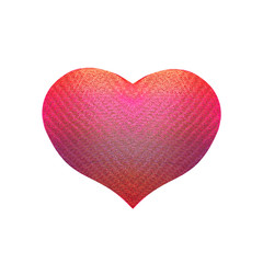  heart. Valentine's Day. texture background. deep red