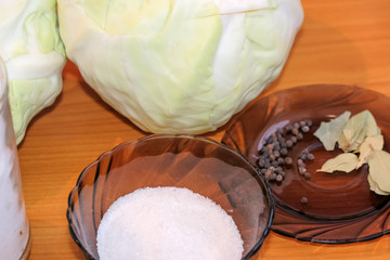 Shredder cabbage for pickling